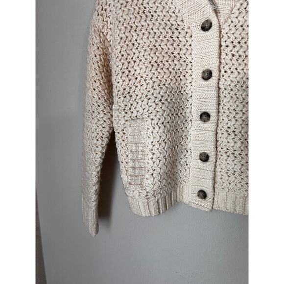 Madewell Women's Bomber Cardigan Sweater Antique White size XXS - Picture 9 of 12